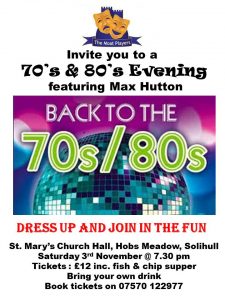 The Moat Players 70s & 80s Evening